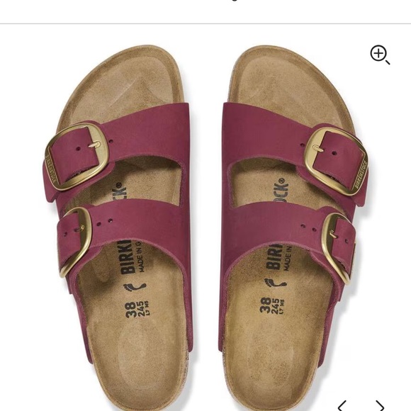 Birkenstock Arizona BS Patent Sand Sandal in Patent Sand - Picture 14 of 15